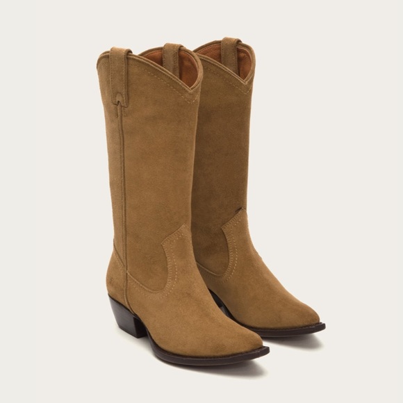 FRYE Sacha tall leather suede boots size 9 - Picture 6 of 8